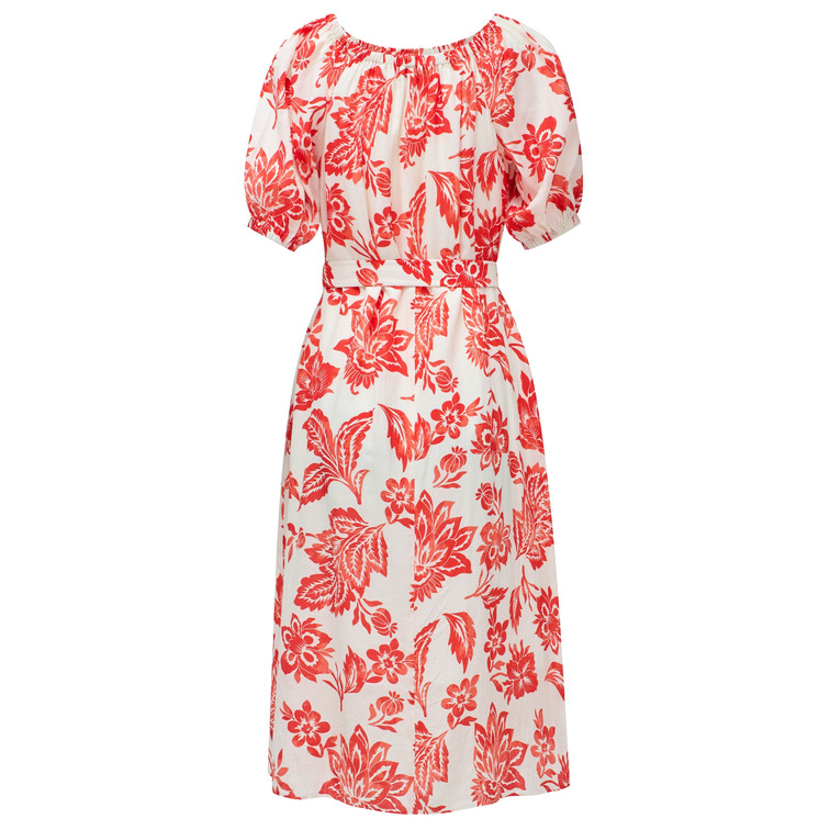 robe femme  salsa jeans off-shoulder two-tone print dr
