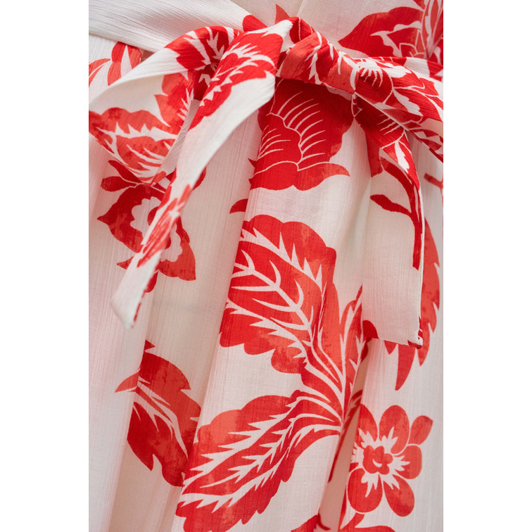 robe femme  salsa jeans off-shoulder two-tone print dr
