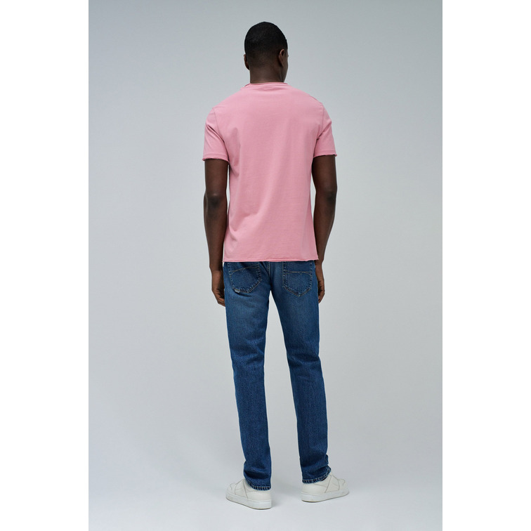 t-shirt homme  salsa jeans t-shirt slim fit raw edge w/ b