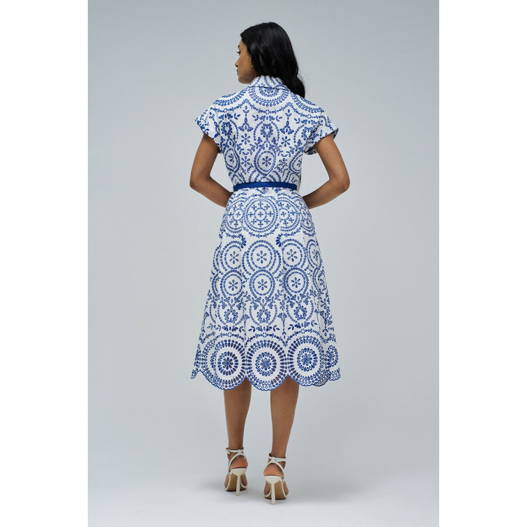 robe femme  salsa jeans color-contrast embroidered dre