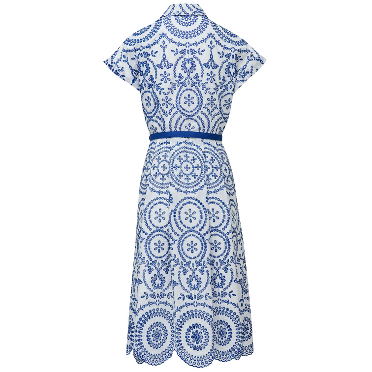 robe femme  salsa jeans color-contrast embroidered dre