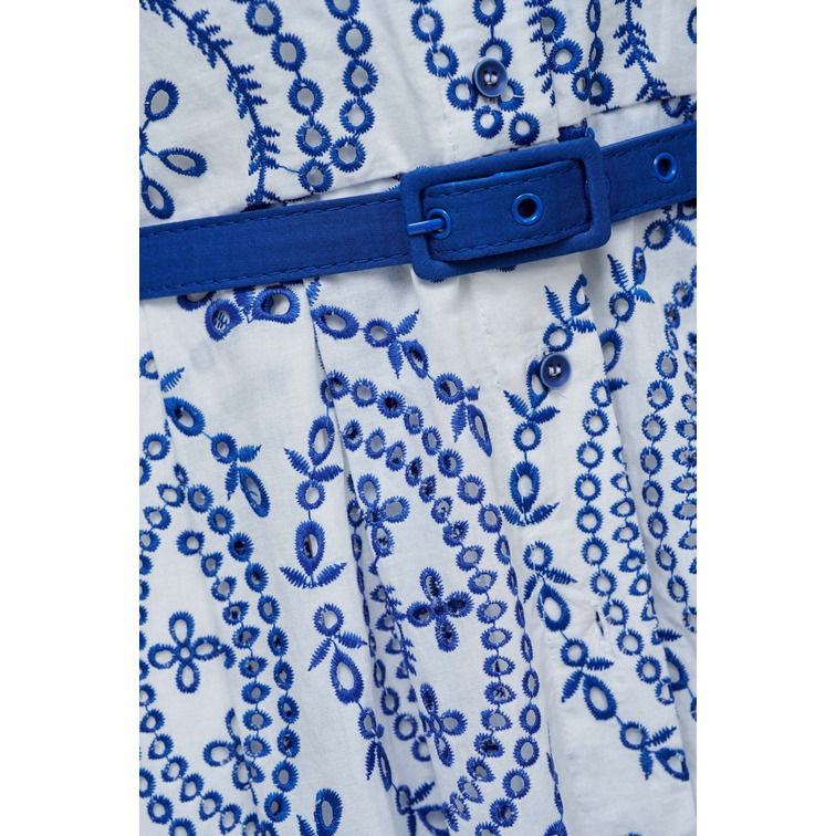 robe femme  salsa jeans color-contrast embroidered dre