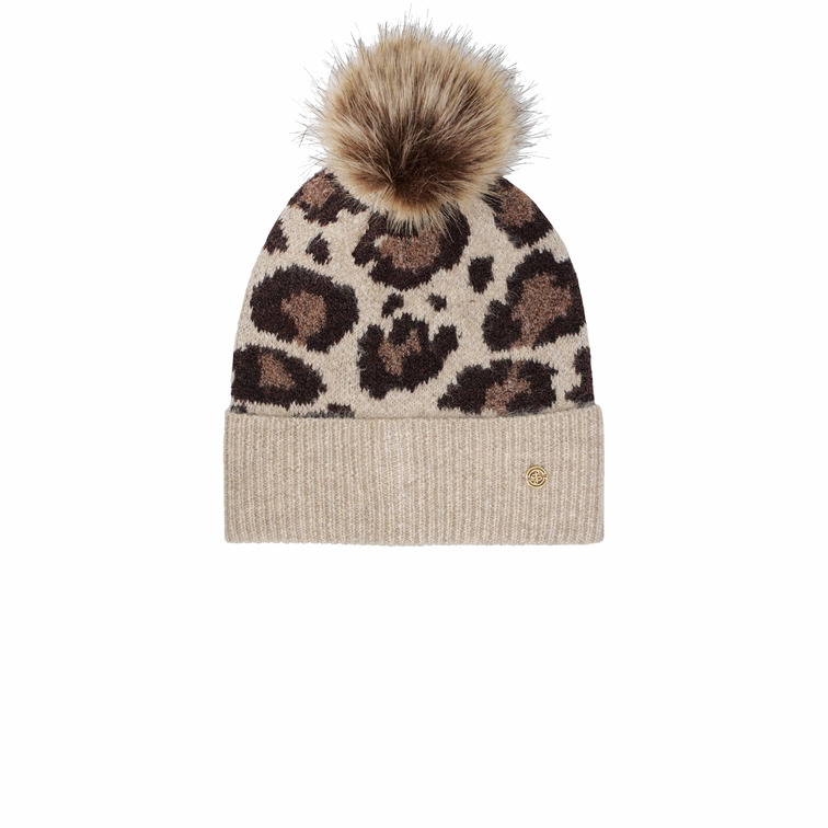  salsa jeans animal print beanie