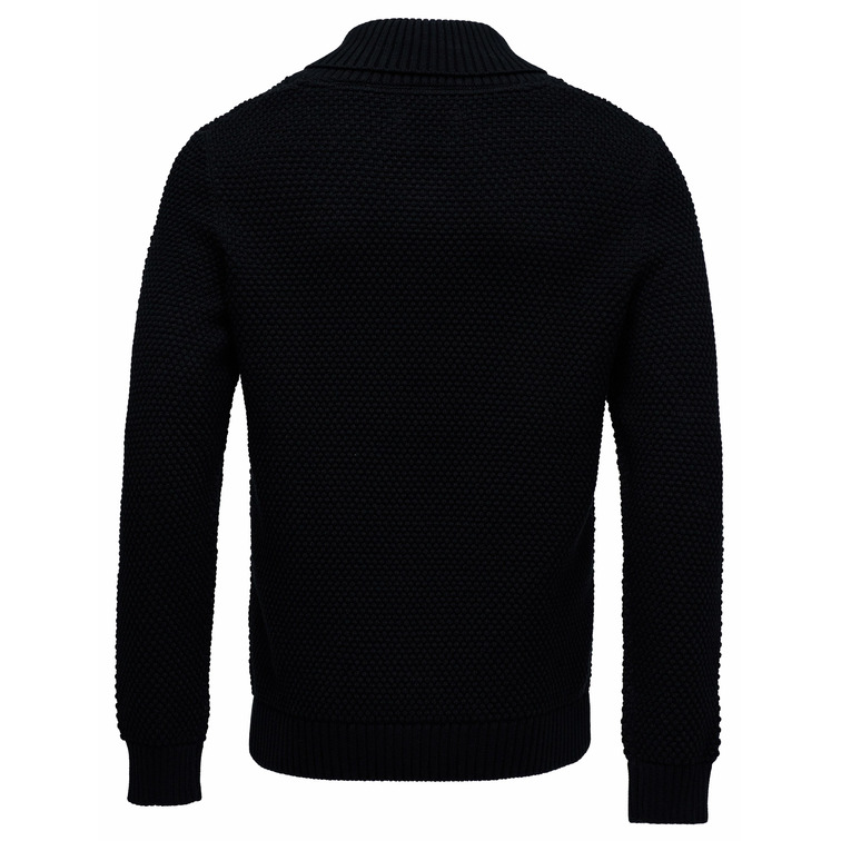 maillot homme  salsa jeans heavy knit sweater with shawl