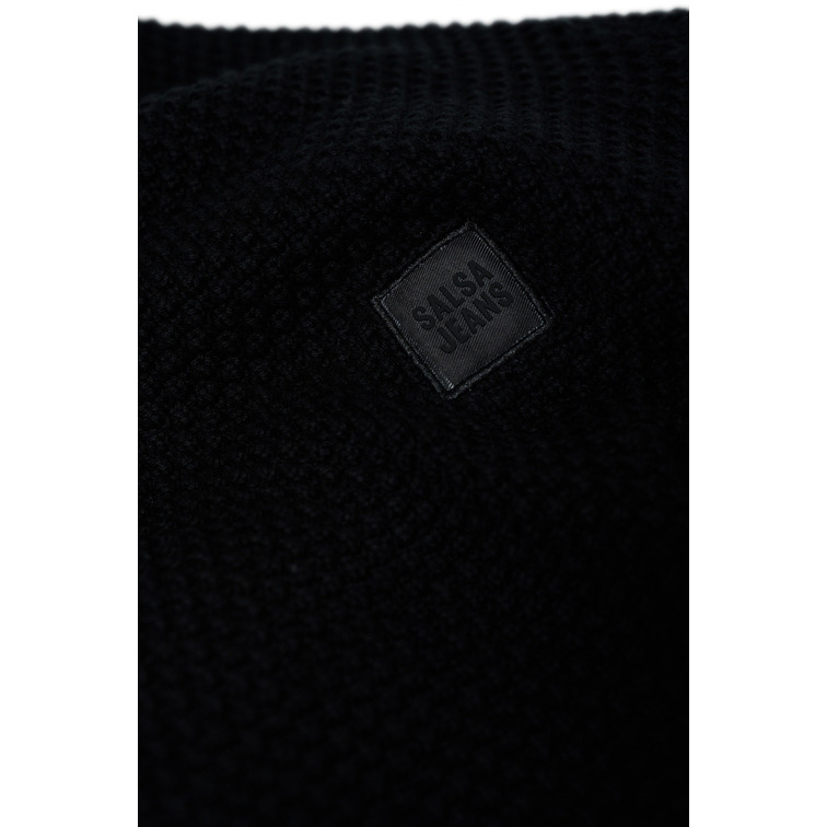 maillot homme  salsa jeans heavy knit sweater with shawl