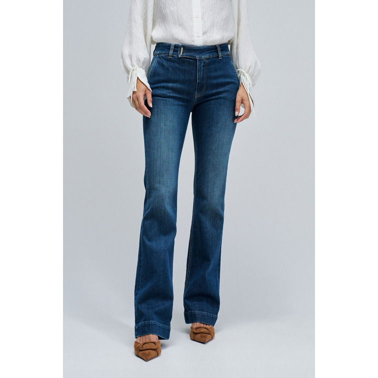 jeans femme  salsa jeans destiny bootcut w/ belt & fren