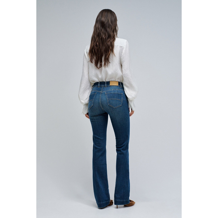 jeans femme  salsa jeans destiny bootcut w/ belt & fren