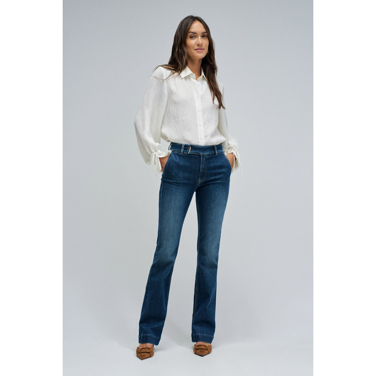 jeans femme  salsa jeans destiny bootcut w/ belt & fren