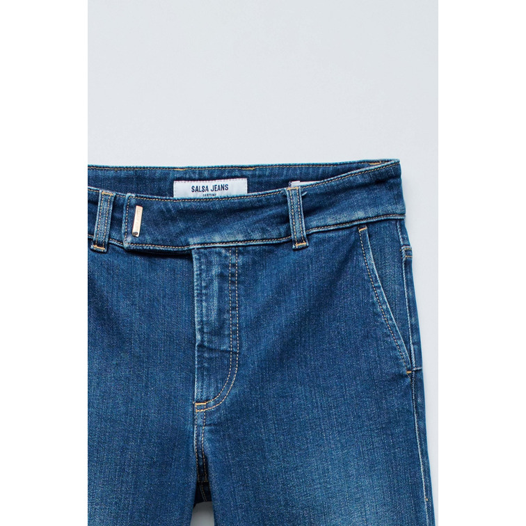 jeans femme  salsa jeans destiny bootcut w/ belt & fren