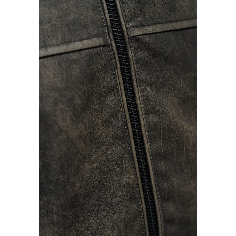 cazadora homme  salsa jeans hooded fake leather bomber jac