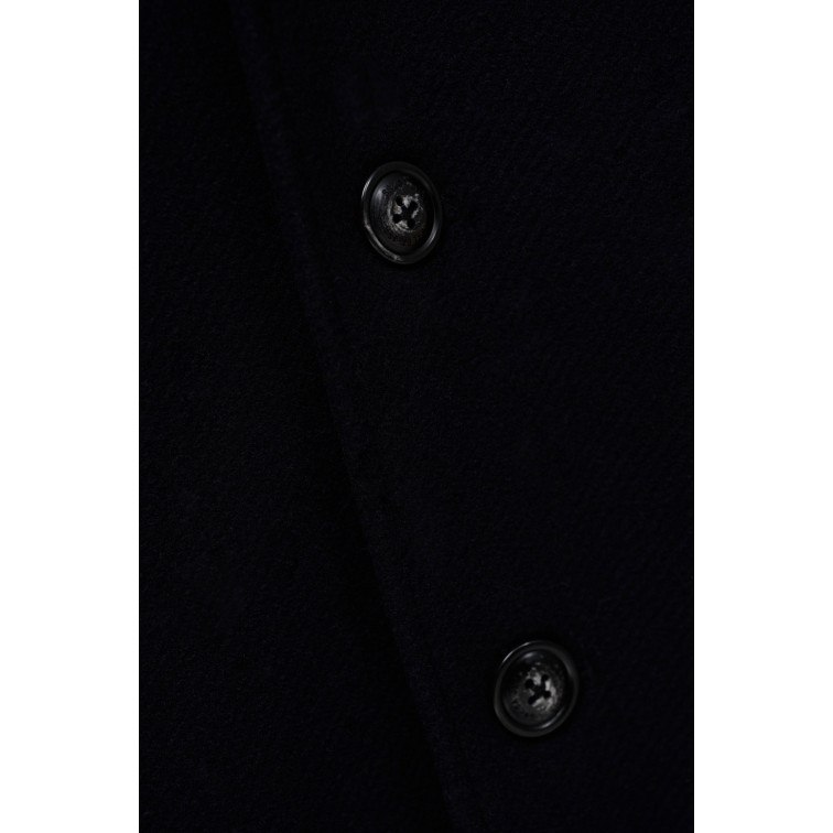 cazadora homme  salsa jeans wool coat with hood