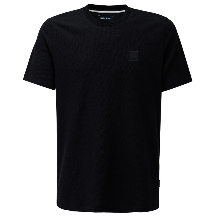 t-shirt homme  salsa jeans textured t-shirt regular fit