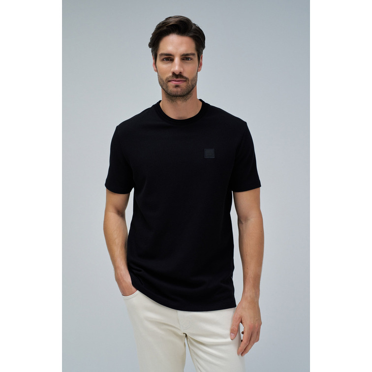 t-shirt homme  salsa jeans textured t-shirt regular fit