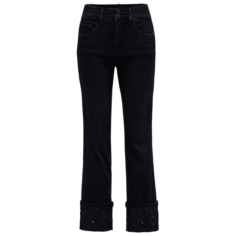 jeans femme  salsa jeans secret straight w/ detail on t
