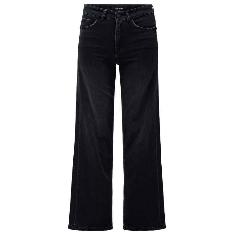 jeans femme  salsa jeans faith wide black wash