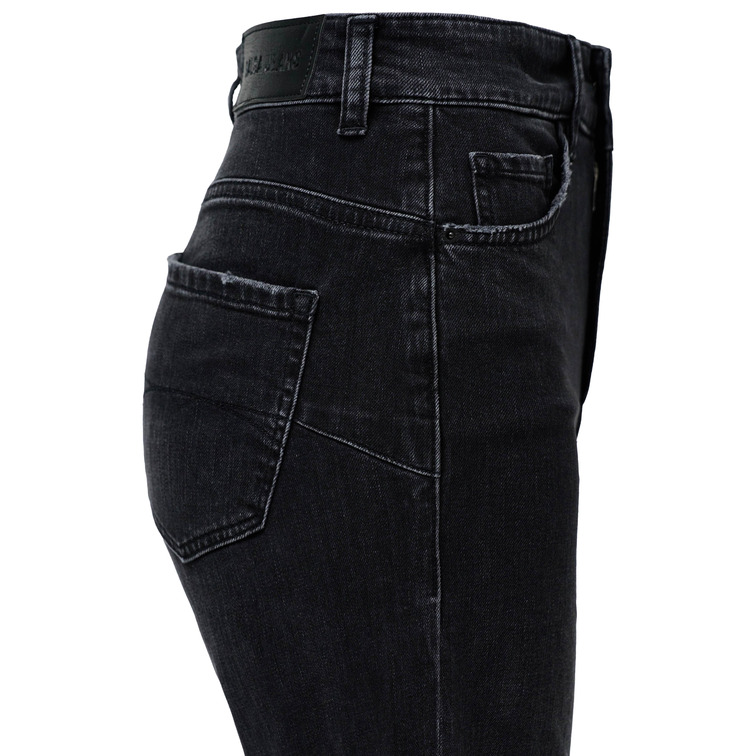 jeans femme  salsa jeans faith wide black wash