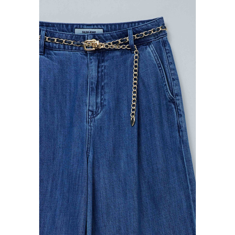 jeans femme  salsa jeans pallazo blue