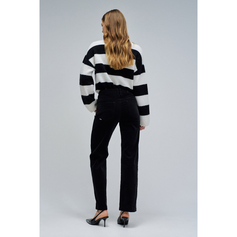 jeans femme  salsa jeans jeans cropped straight corduro