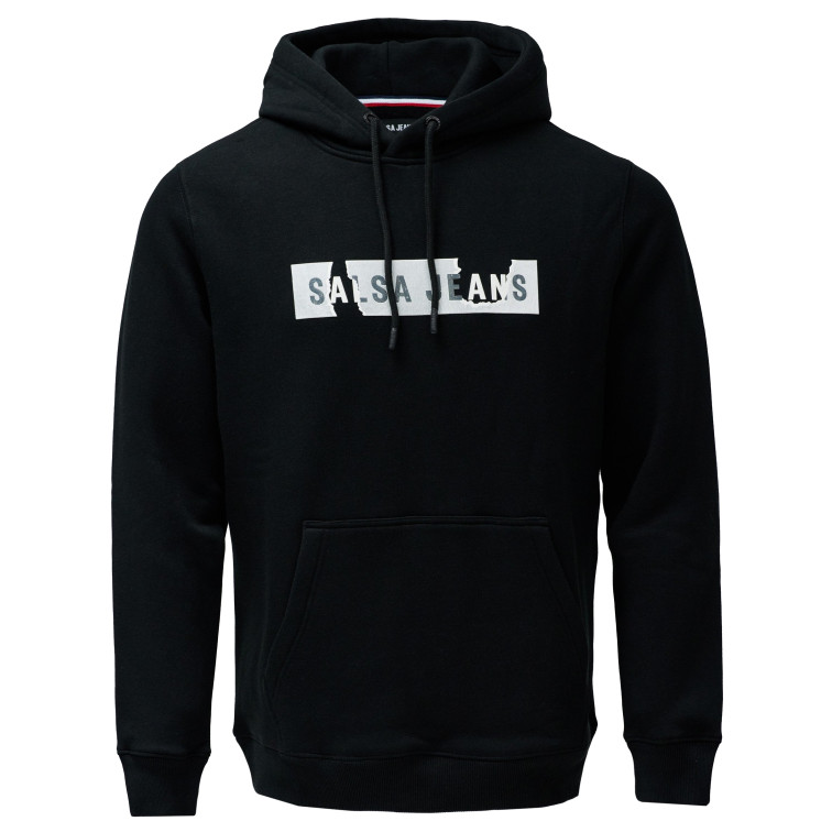 sweat-shirt homme  salsa jeans french terry hoodie branding h