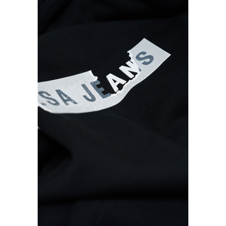 sweat-shirt homme  salsa jeans french terry hoodie branding h