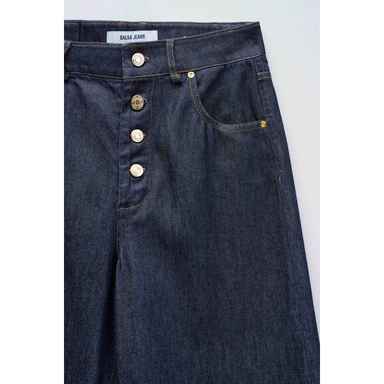 jeans femme  salsa jeans jeans wide w/ buttons