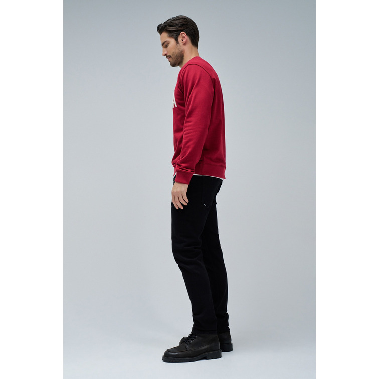 sweat-shirt homme  salsa jeans french terry sweat high relief