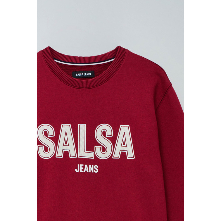 sweat-shirt homme  salsa jeans french terry sweat high relief