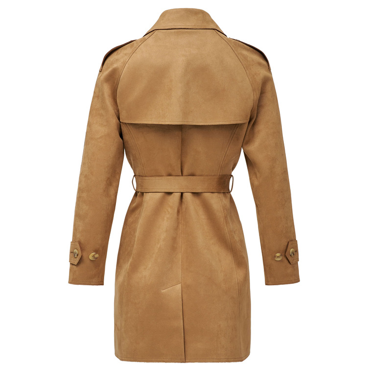 manteau femme  salsa jeans suede trench coat