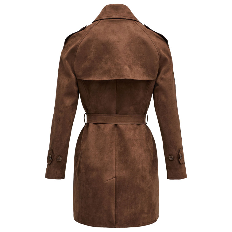 manteau femme  salsa jeans suede trench coat