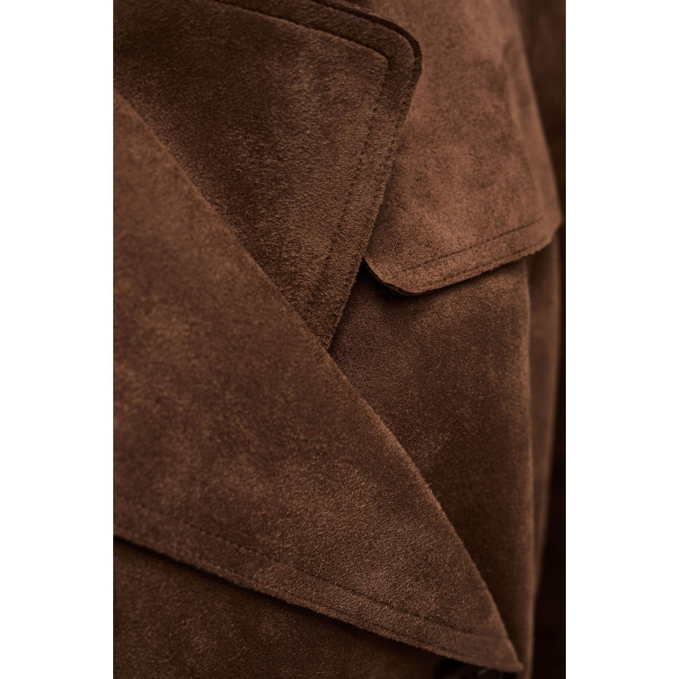 manteau femme  salsa jeans suede trench coat
