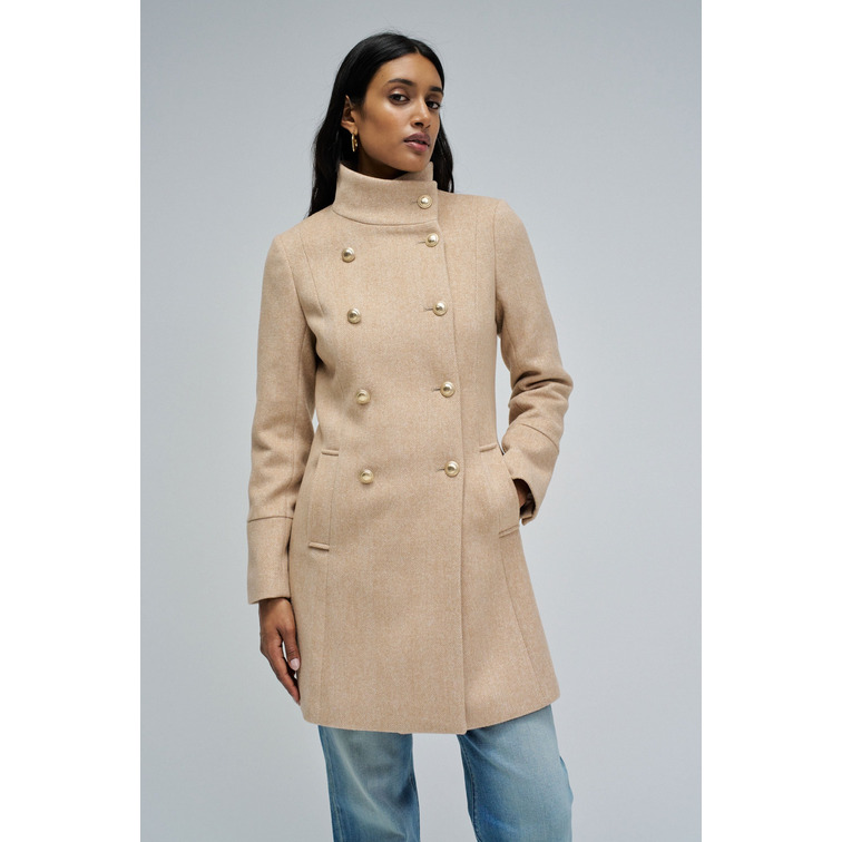 manteau femme  salsa jeans the new classic wool coat