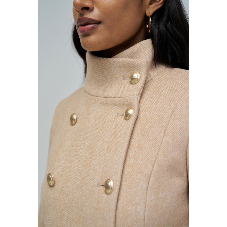 manteau femme  salsa jeans the new classic wool coat