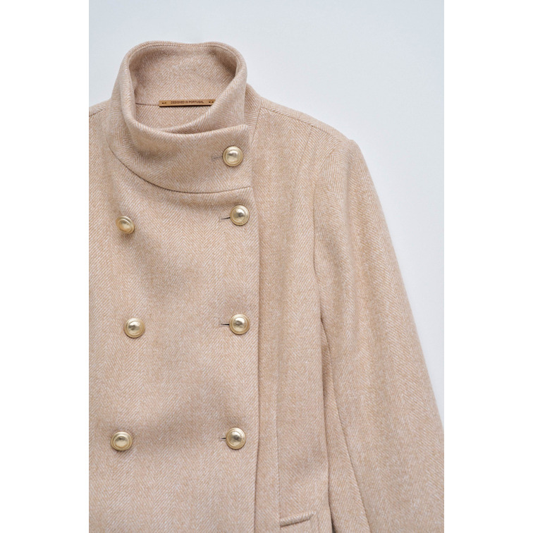manteau femme  salsa jeans the new classic wool coat