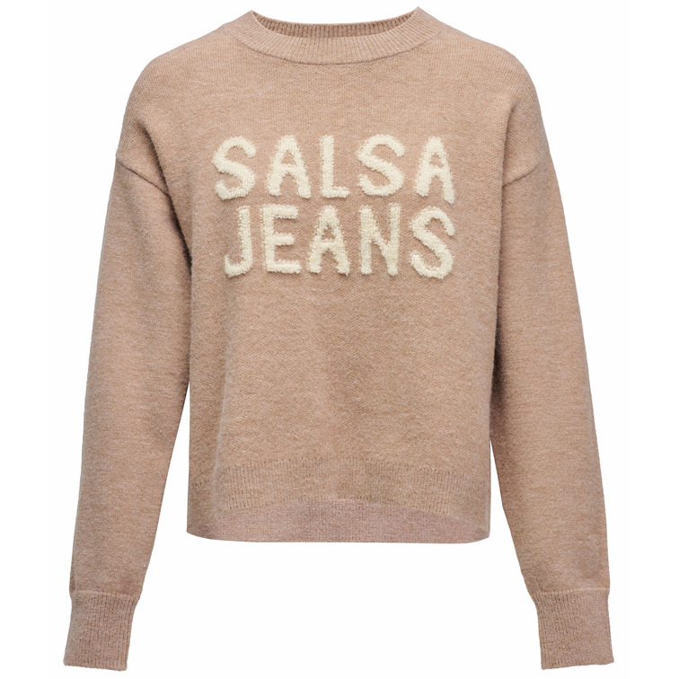 sweat-shirt femme  salsa jeans knitted branding jumper