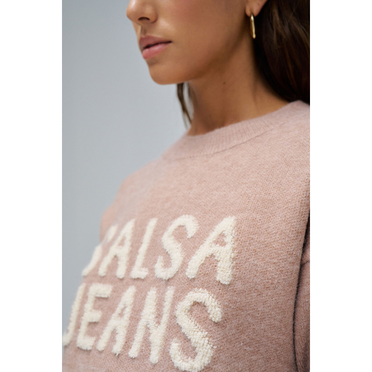 sweat-shirt femme  salsa jeans knitted branding jumper