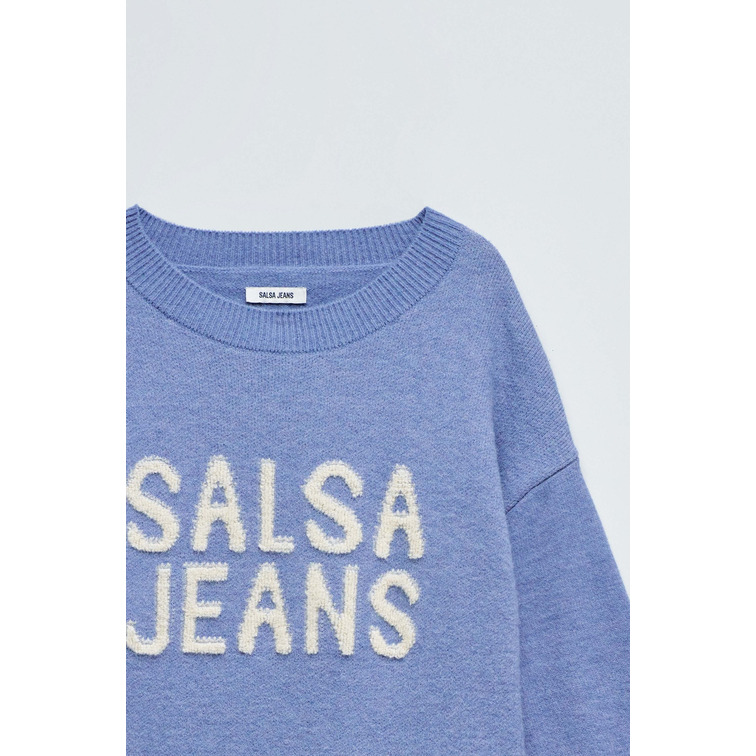 sweat-shirt femme  salsa jeans knitted branding jumper