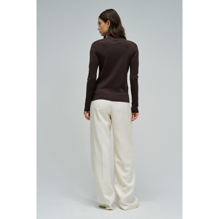 maillot femme  salsa jeans knitted turtleneck w/ crystal