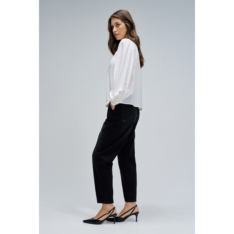 chemise femme  salsa jeans shirt with embroidered detail
