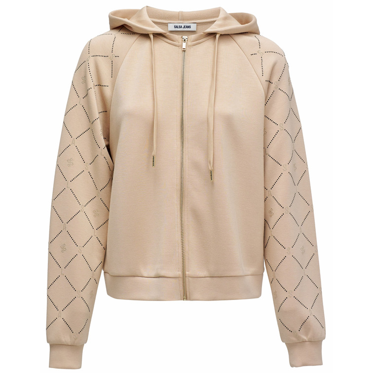 sweat-shirt femme  salsa jeans branding zipped hooddie
