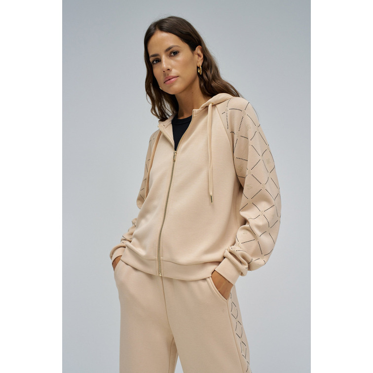 sweat-shirt femme  salsa jeans branding zipped hooddie