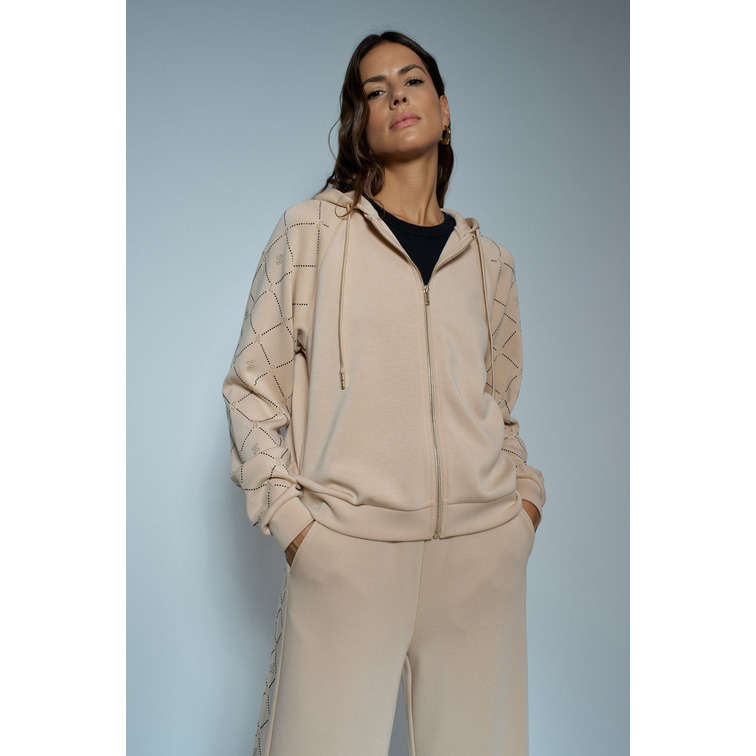 sweat-shirt femme  salsa jeans branding zipped hooddie