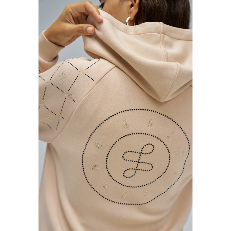 sweat-shirt femme  salsa jeans branding zipped hooddie