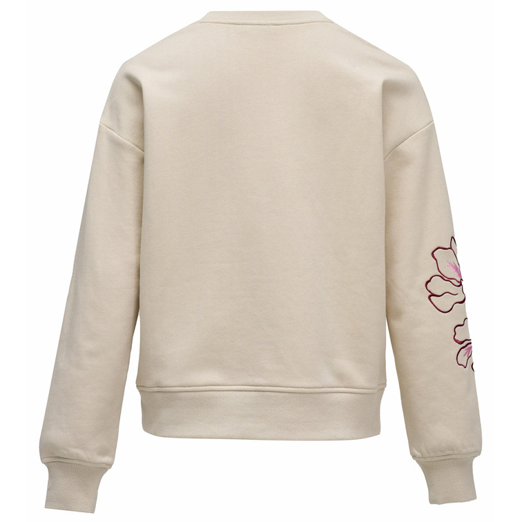 sweat-shirt femme  salsa jeans sweatshirt with floral embroid