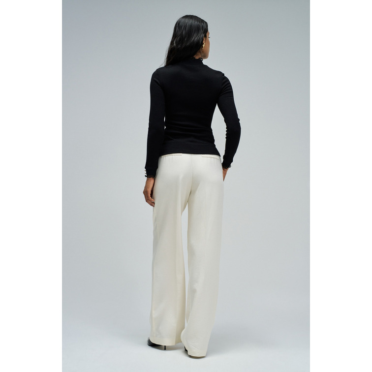 t-shirt femme  salsa jeans turtleneck longsleeve w/ frill