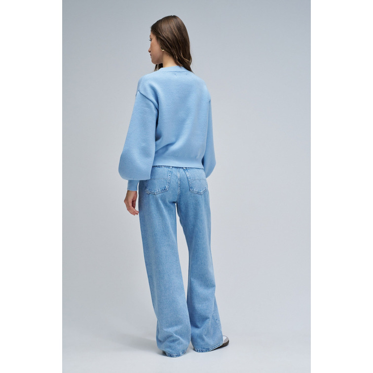 sweat-shirt femme  salsa jeans sweater with pearls