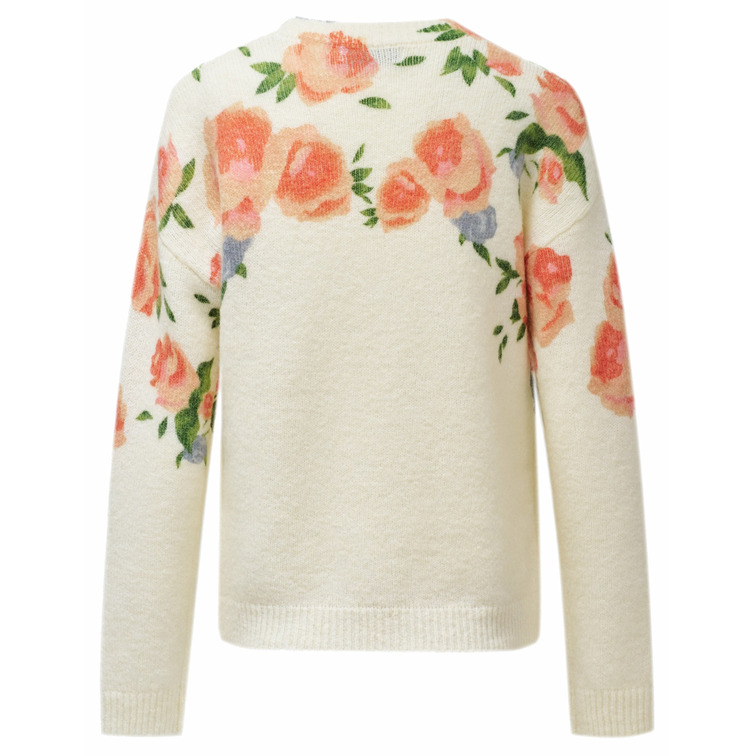 sweat-shirt femme  salsa jeans floral print sweater