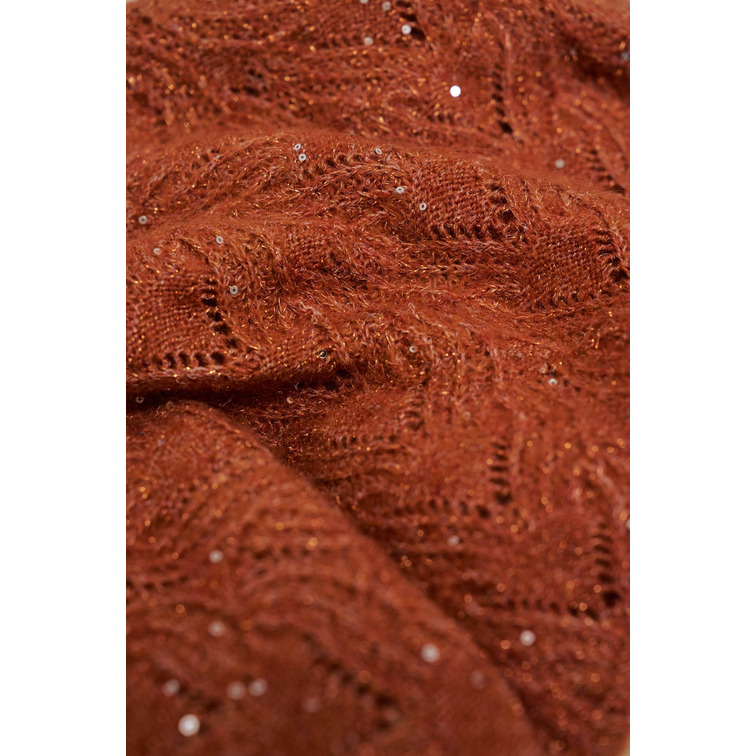 maillot femme  salsa jeans sweater with shiny detail