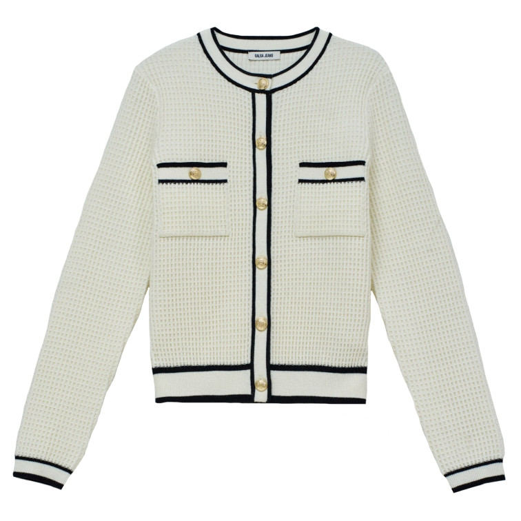  salsa jeans chanel style cardigan