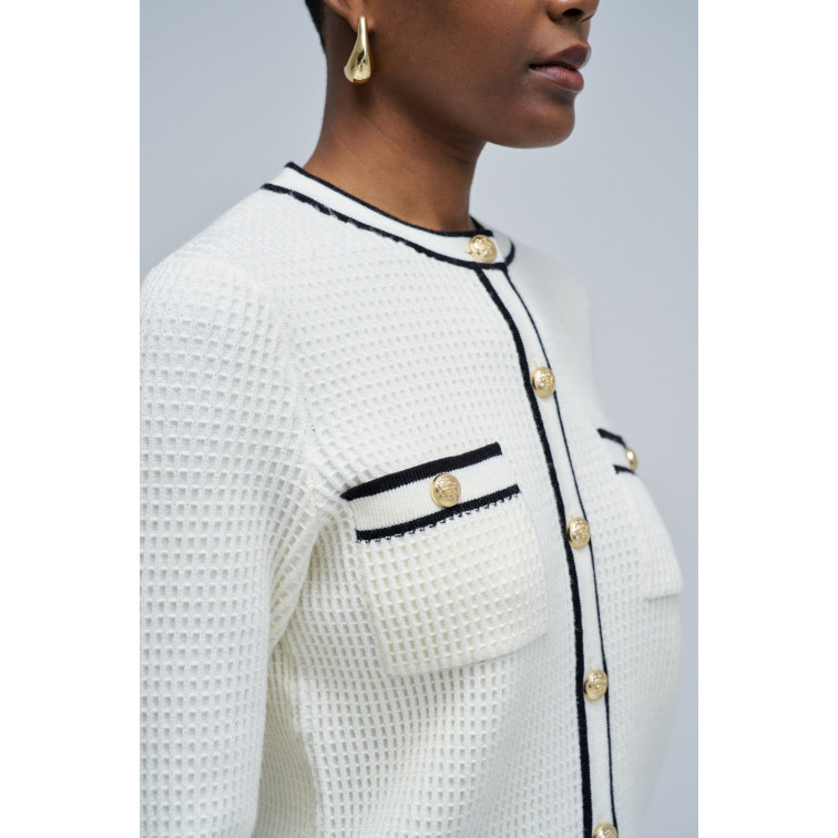  salsa jeans chanel style cardigan