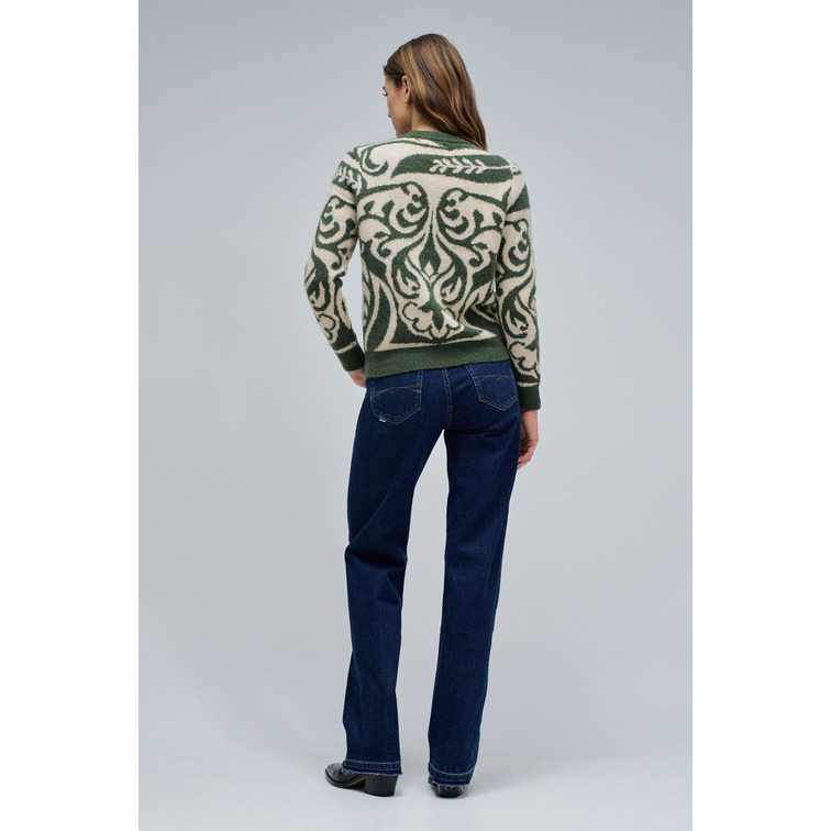 maillot femme  salsa jeans jacquard sweater